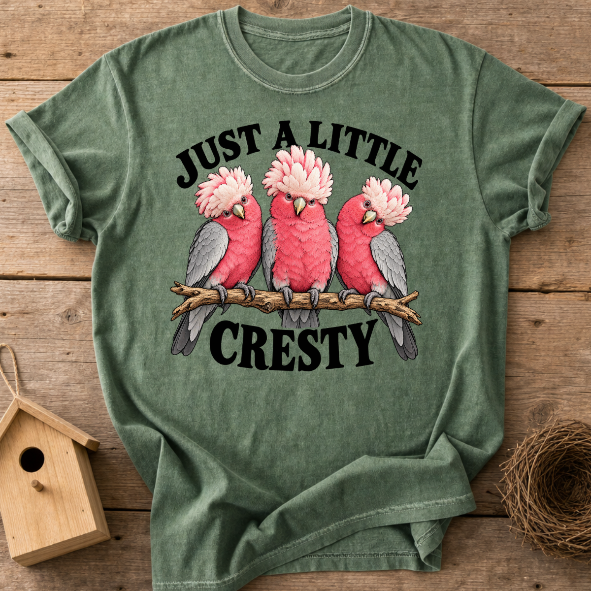 Little Cresty Galah T-Shirt