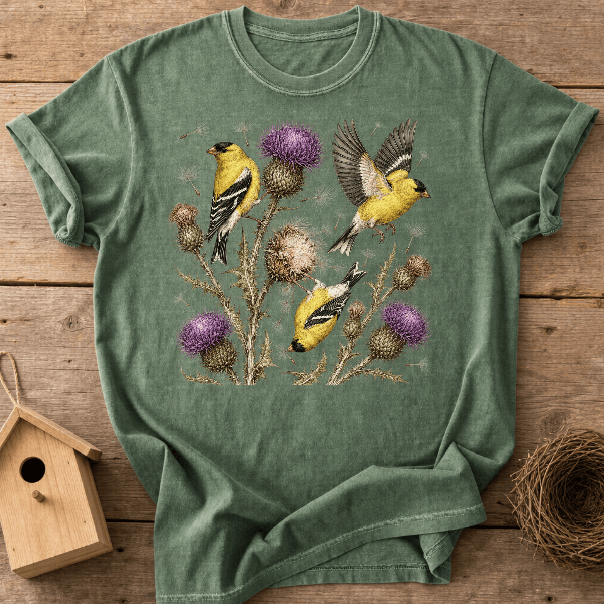 Goldfinch Thistle T-Shirt