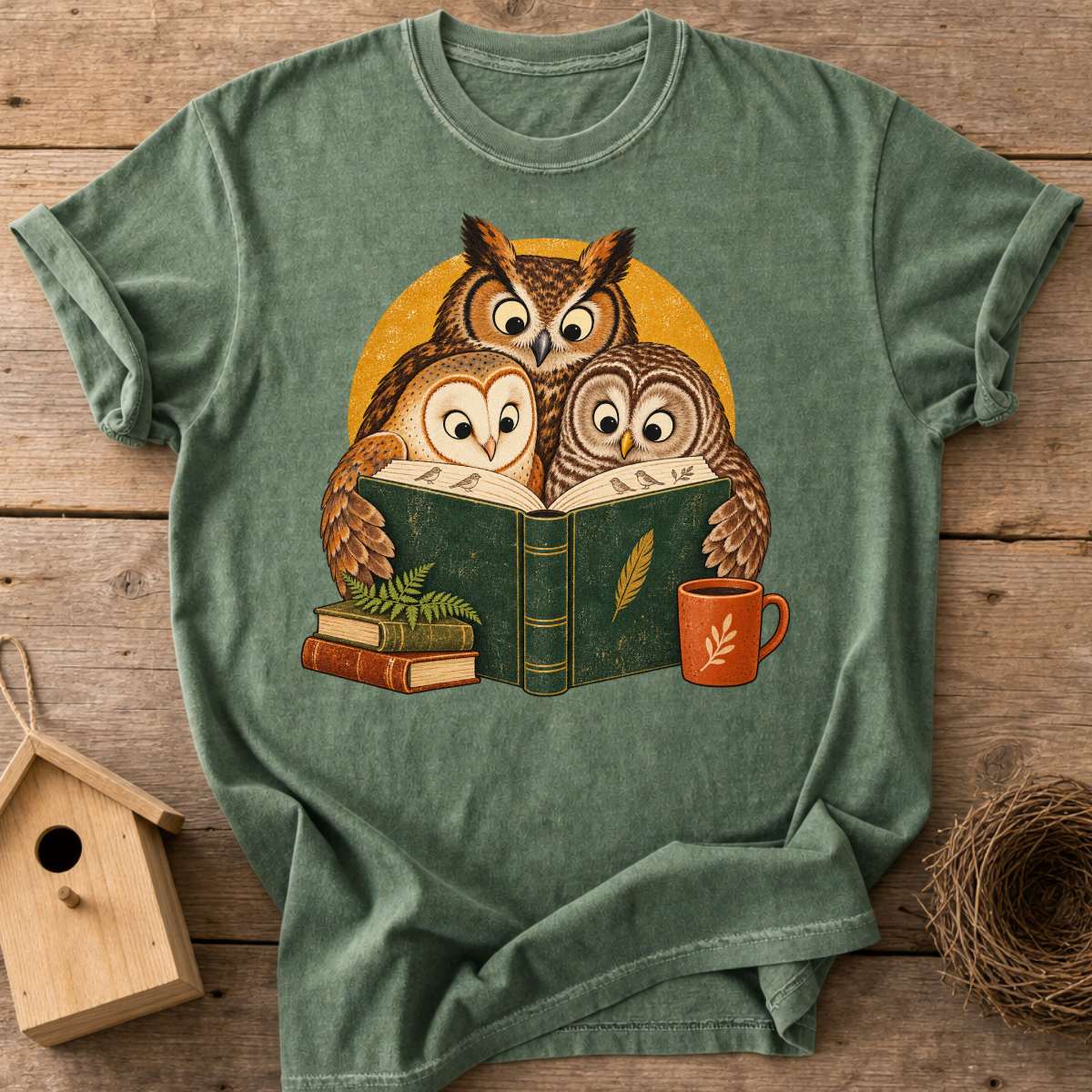 Owl Book Club T-Shirt