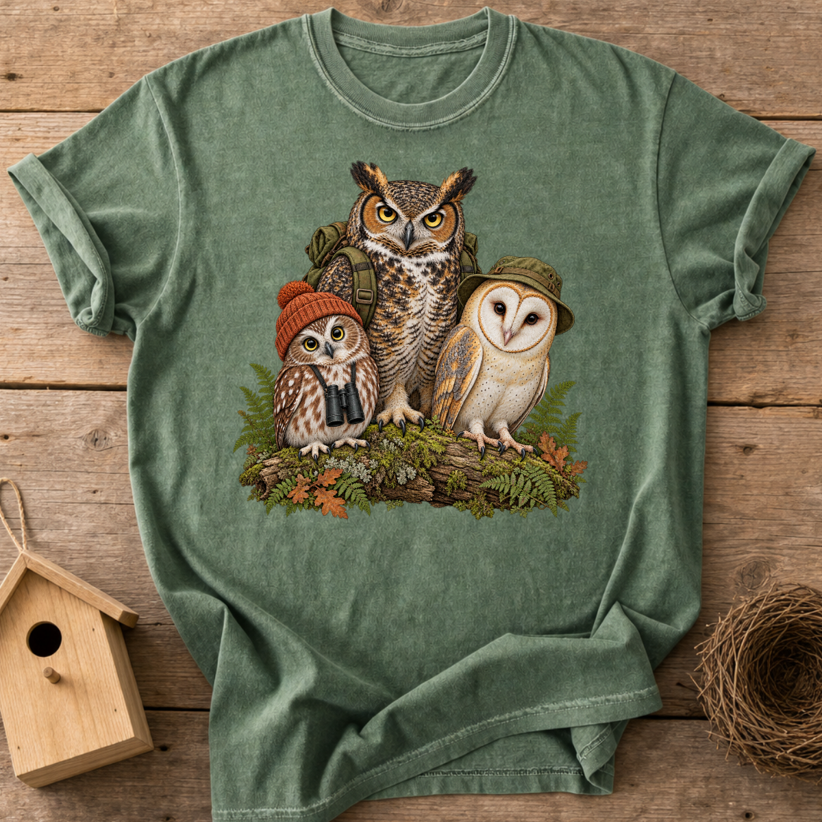 Owl Birdwatchers T-Shirt