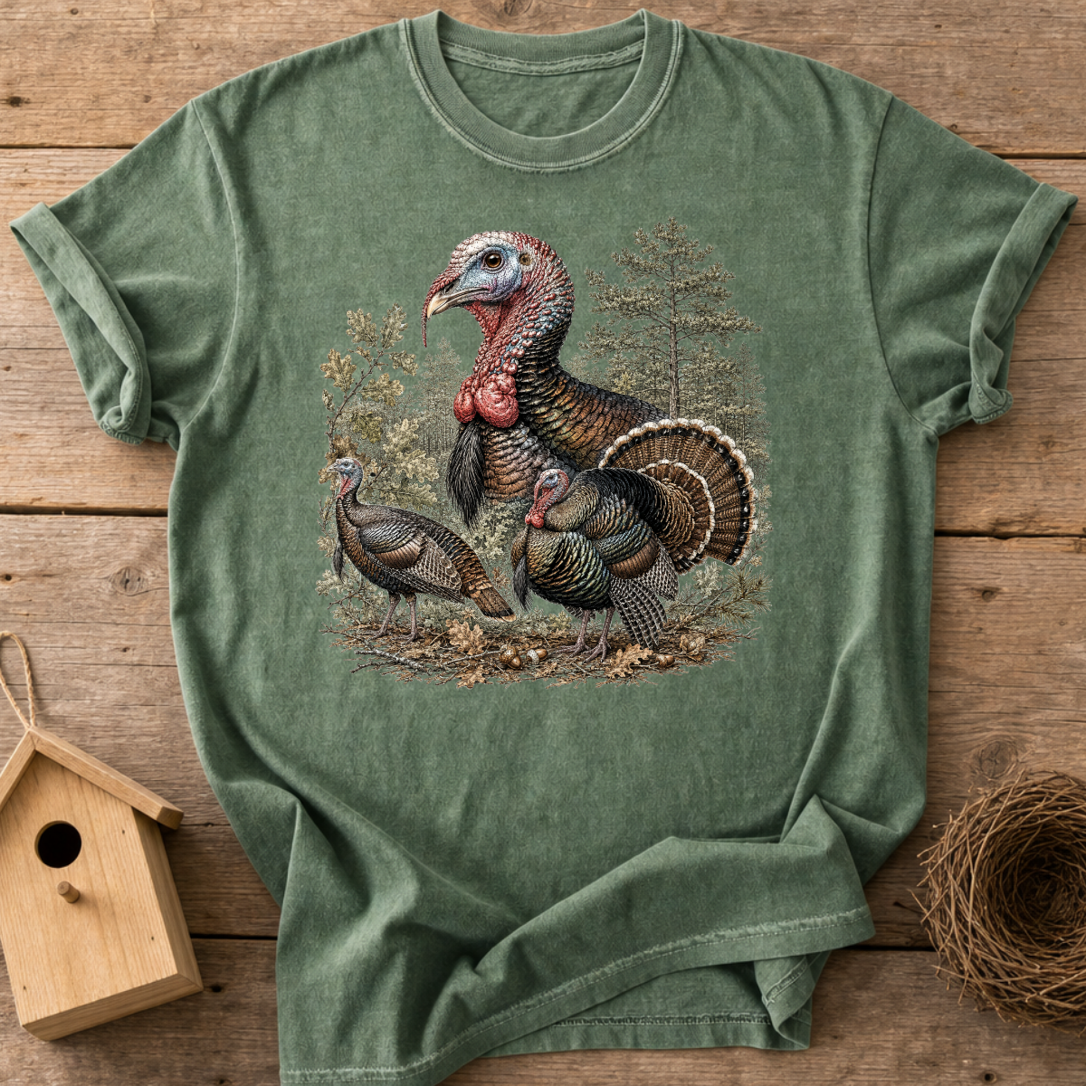 Fall Turkey Flock T-Shirt