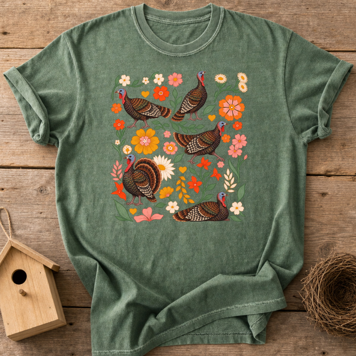 Wild Turkey Garden T-Shirt